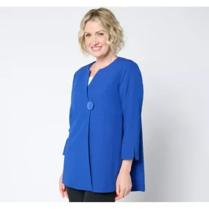 GRAVER Susan Graver Petite Textured Woven Swing Jacket - a world of fashionable women's clothing, including a wide selection of dresses and trendy accessories.> Hat