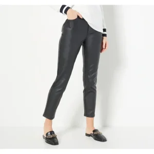 GRAVER Susan Graver Regular Coated Stretch Woven Ankle Pants - a world of fashionable women's clothing, including a wide selection of dresses and trendy accessories.> Coats