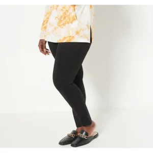 GRAVER Susan Graver Regular Faux Suede Leggings - a world of fashionable women's clothing, including a wide selection of dresses and trendy accessories.> Hat
