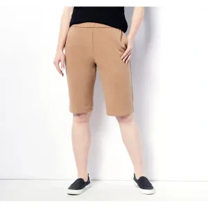 GRAVER Susan Graver Regular LK Fusion Pull On Walking Shorts - a world of fashionable women's clothing, including a wide selection of dresses and trendy accessories.> Hat