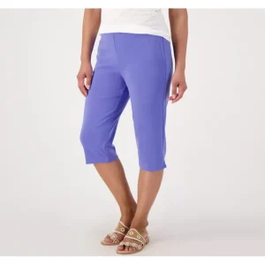 GRAVER Susan Graver Regular LK Fusion Slim Pedal Pushers - a world of fashionable women's clothing, including a wide selection of dresses and trendy accessories.> Hat