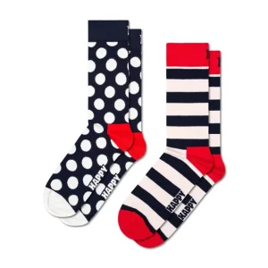 Happy Socks Set of 2 Unisex Crew Socks - Classics - a world of fashionable women's clothing, including a wide selection of dresses and trendy accessories.> Hat