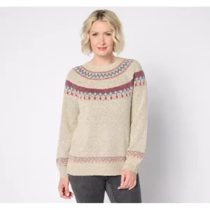 Fashion<Heritage Fair Isle Jacquard Sweater - a world of fashionable women's clothing, including a wide selection of dresses and trendy accessories.