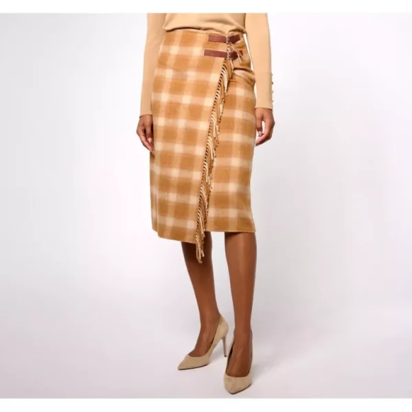 Heritage Plaid Blanket Skirt with Fringe - a world of fashionable women's clothing, including a wide selection of dresses and trendy accessories.> Hat
