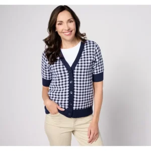 Heritage Puff Sleeve Gingham Cardigan - a world of fashionable women's clothing, including a wide selection of dresses and trendy accessories.> Hat