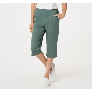 "How Timeless" Stretch Twill 2 Pocket Pedal Pushers - a world of fashionable women's clothing, including a wide selection of dresses and trendy accessories.> Shoes