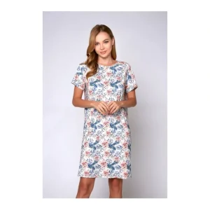 iCollection Knit Printed Lounge Dress - a world of fashionable women's clothing, including a wide selection of dresses and trendy accessories.> Hat