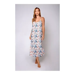 Dresses<iCollection Knit Printed Maxi Lounge Dress - a world of fashionable women's clothing, including a wide selection of dresses and trendy accessories.