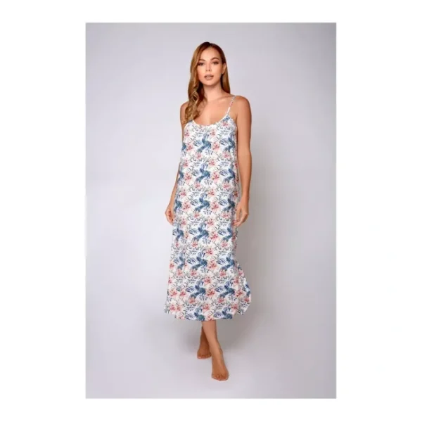 Dresses<iCollection Knit Printed Maxi Lounge Dress - a world of fashionable women's clothing, including a wide selection of dresses and trendy accessories.
