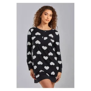 iCollection Modal Hearts Henley Lounge Dress - a world of fashionable women's clothing, including a wide selection of dresses and trendy accessories.> Hat