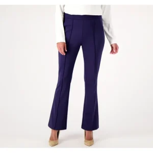 Isaac Mizrahi Live! Elements Regular 24/7 Stretch Knit High Waist Pant - a world of fashionable women's clothing, including a wide selection of dresses and trendy accessories.> Hat