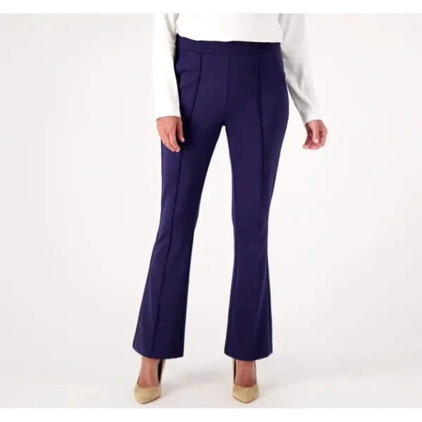 Isaac Mizrahi Live! Elements Regular 24/7 Stretch Knit High Waist Pant - a world of fashionable women's clothing, including a wide selection of dresses and trendy accessories.> Hat