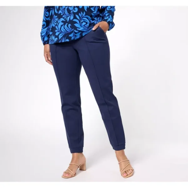 Shop All<Isaac Mizrahi Live! Elements Tall 24/7 Stretch Knit Jogger - a world of fashionable women's clothing, including a wide selection of dresses and trendy accessories.