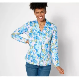 Hat<Isaac Mizrahi Live! Essentials Button Front Cardigan - a world of fashionable women's clothing, including a wide selection of dresses and trendy accessories.