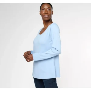 Isaac Mizrahi Live! Essentials Cotton Interlock Top - a world of fashionable women's clothing, including a wide selection of dresses and trendy accessories.> Hat