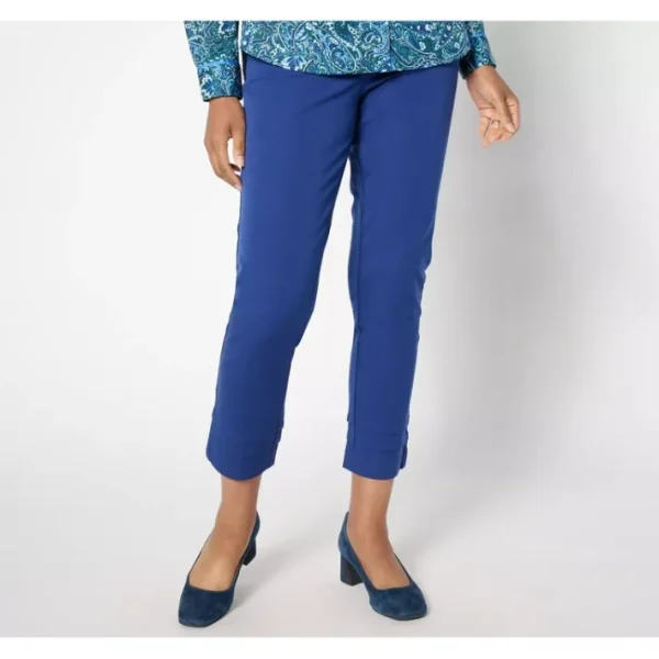 Shop All<Isaac Mizrahi Live! Petite 24/7 Straight Ankle Length Pants - a world of fashionable women's clothing, including a wide selection of dresses and trendy accessories.