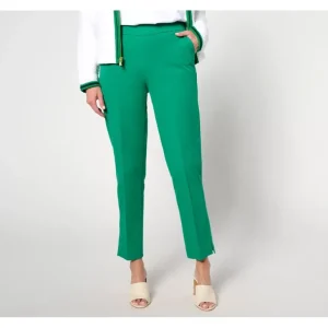 Isaac Mizrahi Live! Petite 24/7 Stretch Icon Ankle Pants - a world of fashionable women's clothing, including a wide selection of dresses and trendy accessories.> Hat