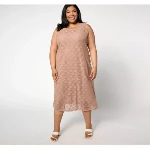 Isaac Mizrahi Live! Petite Bridgehampton Midi Dress - a world of fashionable women's clothing, including a wide selection of dresses and trendy accessories.> Hat
