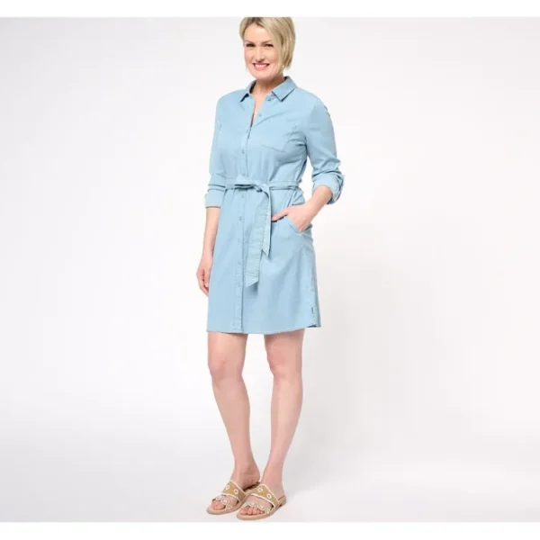 Isaac Mizrahi Live! Petite Bridgehampton Stretch Dress - a world of fashionable women's clothing, including a wide selection of dresses and trendy accessories.> Hat