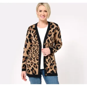 Isaac Mizrahi Live! Petite Jacquard Sweater with Illusion Waist - a world of fashionable women's clothing, including a wide selection of dresses and trendy accessories.> Hat