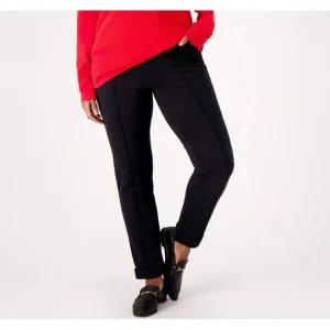 Isaac Mizrahi Live Petite Knit Slim Pant - a world of fashionable women's clothing, including a wide selection of dresses and trendy accessories.> Hat