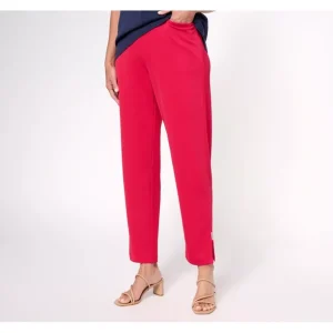 Isaac Mizrahi Live! Petite Pebble Knit Slim Leg Ankle Pants - a world of fashionable women's clothing, including a wide selection of dresses and trendy accessories.> Hat