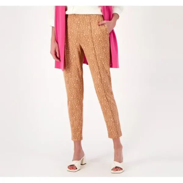 Shop All<Isaac Mizrahi Live! Petite Ponte Knit Slim Leg Pants - a world of fashionable women's clothing, including a wide selection of dresses and trendy accessories.