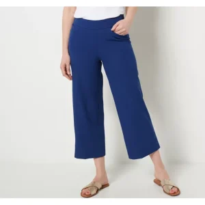 Dresses<Isaac Mizrahi Live! Regular 24/7 Stretch Crop Wide Leg - a world of fashionable women's clothing, including a wide selection of dresses and trendy accessories.