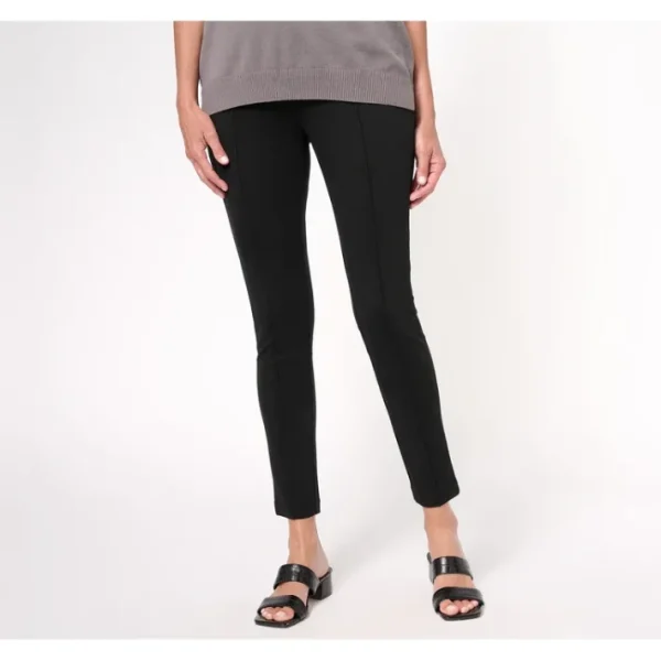 Shop All<Isaac Mizrahi Live! Regular 24/7 Stretch Knit Leggings - a world of fashionable women's clothing, including a wide selection of dresses and trendy accessories.