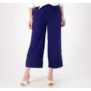 Isaac Mizrahi Live! Regular Bridgehampton Linen Blend Pants - a world of fashionable women's clothing, including a wide selection of dresses and trendy accessories.> Hat