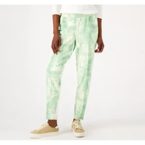 Isaac Mizrahi Live Soho Regular Jogger w/ Front Seam Detail - a world of fashionable women's clothing, including a wide selection of dresses and trendy accessories.> Hat
