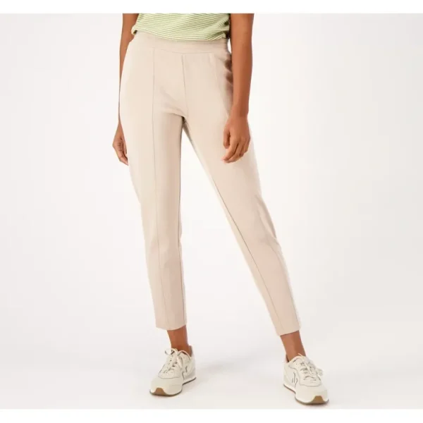 Isaac Mizrahi Live! Soho Tall Jogger with Front Seam Detail - a world of fashionable women's clothing, including a wide selection of dresses and trendy accessories.> Hat