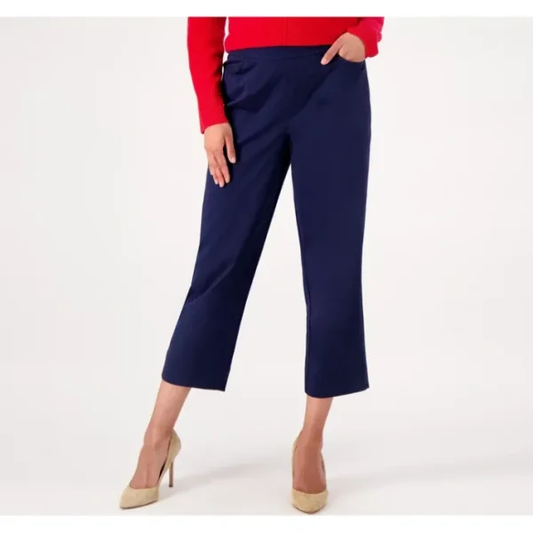 Shop All<Isaac Mizrahi Live! Tall 24/7 Stretch Ankle Pant - a world of fashionable women's clothing, including a wide selection of dresses and trendy accessories.