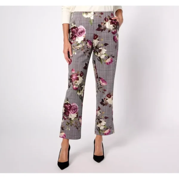 Shop All<Isaac Mizrahi Live! Tall Straight Leg Ankle Pants w/ Hem - a world of fashionable women's clothing, including a wide selection of dresses and trendy accessories.