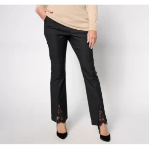 Dresses<Isaac Mizrahi Live! Tall Stretch Woven Baby Boot-Cut Pants - a world of fashionable women's clothing, including a wide selection of dresses and trendy accessories.