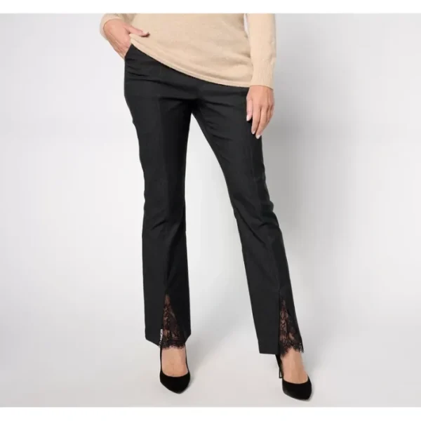 Dresses<Isaac Mizrahi Live! Tall Stretch Woven Baby Boot-Cut Pants - a world of fashionable women's clothing, including a wide selection of dresses and trendy accessories.