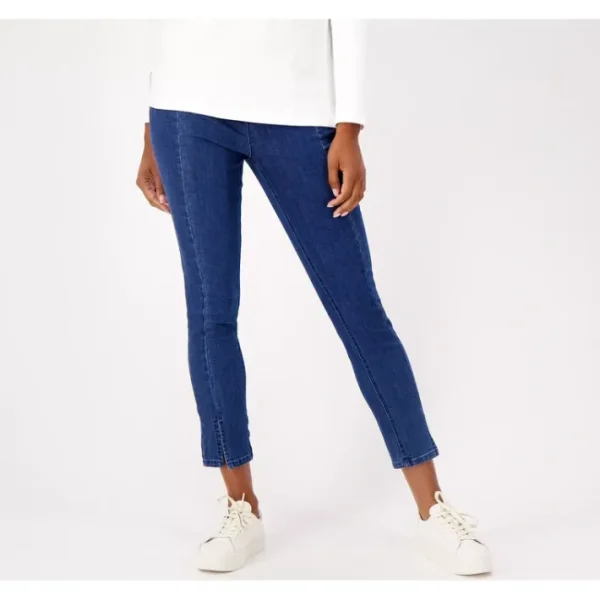 Shop All<Isaac Mizrahi Live! True Petite Pull On Slim Leg Ankle - a world of fashionable women's clothing, including a wide selection of dresses and trendy accessories.