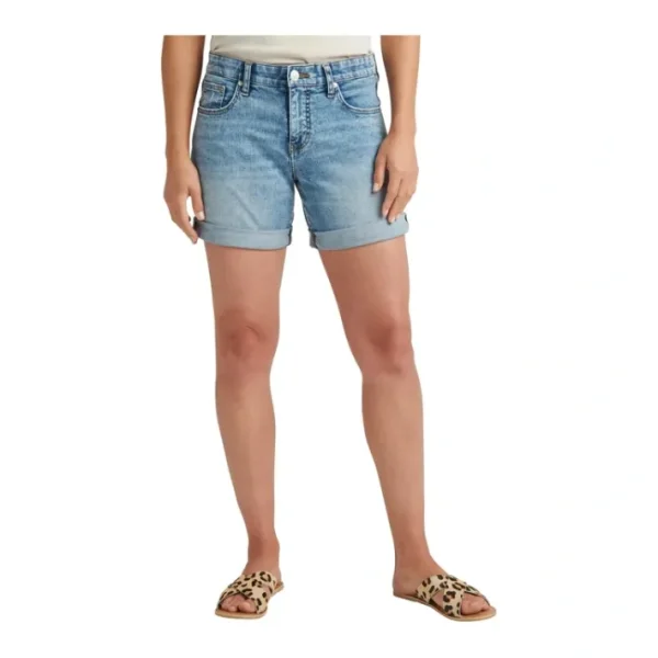 Shop All<JAG Alex Mid Rise Boyfriend Short-Resort Blue - a world of fashionable women's clothing, including a wide selection of dresses and trendy accessories.