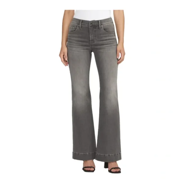 Dresses<JAG Kait Mid-Rise Flare Jeans - ABS507 - a world of fashionable women's clothing, including a wide selection of dresses and trendy accessories.