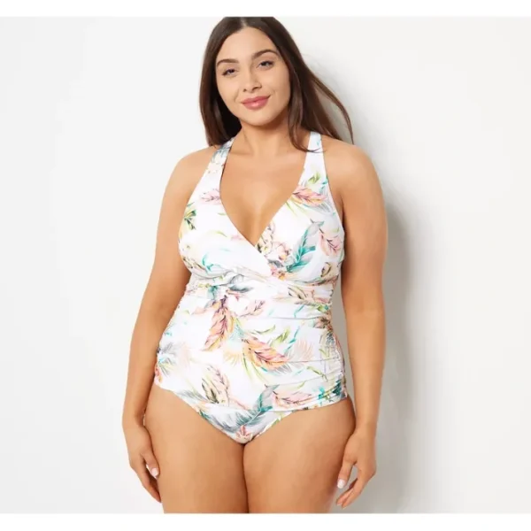 Shop All<Jantzen Adjustable Strap V-Neck Tankini with Comfort Brief - a world of fashionable women's clothing, including a wide selection of dresses and trendy accessories.