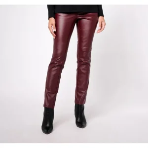 Jingle Belles by Kim Gravel Pet Rebellious Coated Twill Straight Pant - a world of fashionable women's clothing, including a wide selection of dresses and trendy accessories.> Coats