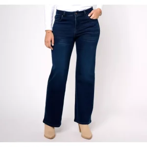 Dresses<Jingle Belles by Kim Gravel Regular Satin Weave Wide Leg Jean - a world of fashionable women's clothing, including a wide selection of dresses and trendy accessories.