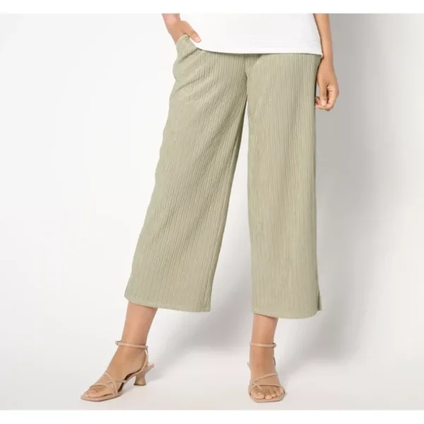 Joan Rivers Petite Crinkle Knit Pull On Crop Pants - a world of fashionable women's clothing, including a wide selection of dresses and trendy accessories.> Shoes