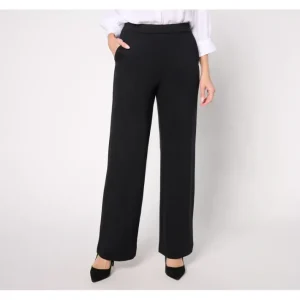 Dresses<Joan Rivers Petite Pull-On Ponte Trouser Pant - a world of fashionable women's clothing, including a wide selection of dresses and trendy accessories.