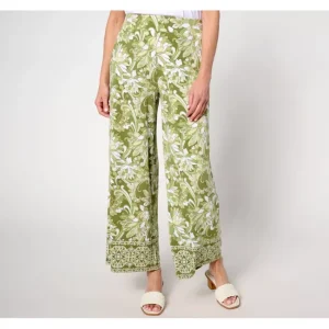Fashion<Joan Rivers Regular Luxe Knit Printed Crop Pant - a world of fashionable women's clothing, including a wide selection of dresses and trendy accessories.