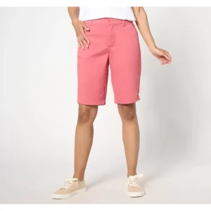 Dresses<Joan Rivers Signature Twill Petite Bermuda Shorts - a world of fashionable women's clothing, including a wide selection of dresses and trendy accessories.