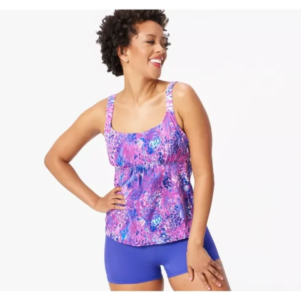 Shop All<Kim Gravel x Swimsuits For All Scoop Neck Tankini Set - a world of fashionable women's clothing, including a wide selection of dresses and trendy accessories.