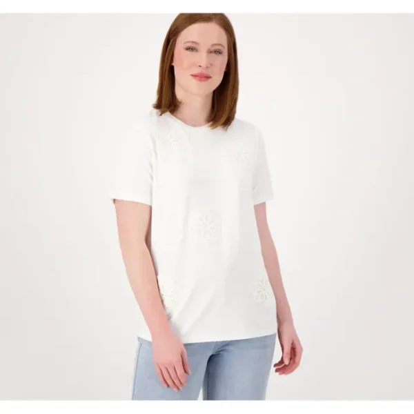 Shop All<Laurie Felt Cotton Spandex Rayon Made from Bamboo Tee - a world of fashionable women's clothing, including a wide selection of dresses and trendy accessories.