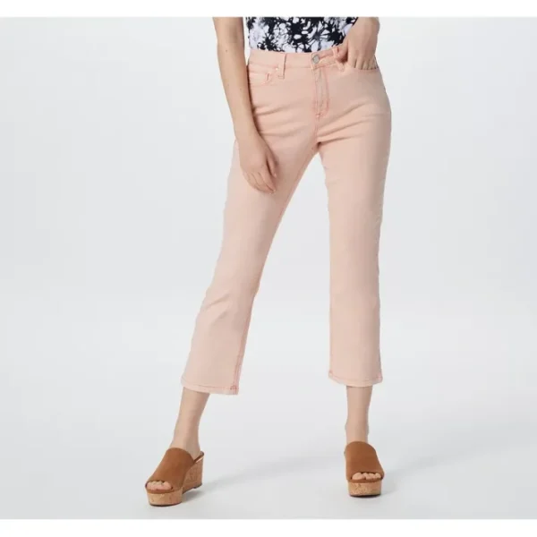 Shop All<Laurie Felt Petite Daisy Denim Straight-Leg Crop Jeans - a world of fashionable women's clothing, including a wide selection of dresses and trendy accessories.