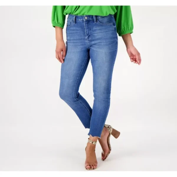 Shop All<Laurie Felt Regular Daisy Denim Crop Easy Skinny Jeans - a world of fashionable women's clothing, including a wide selection of dresses and trendy accessories.